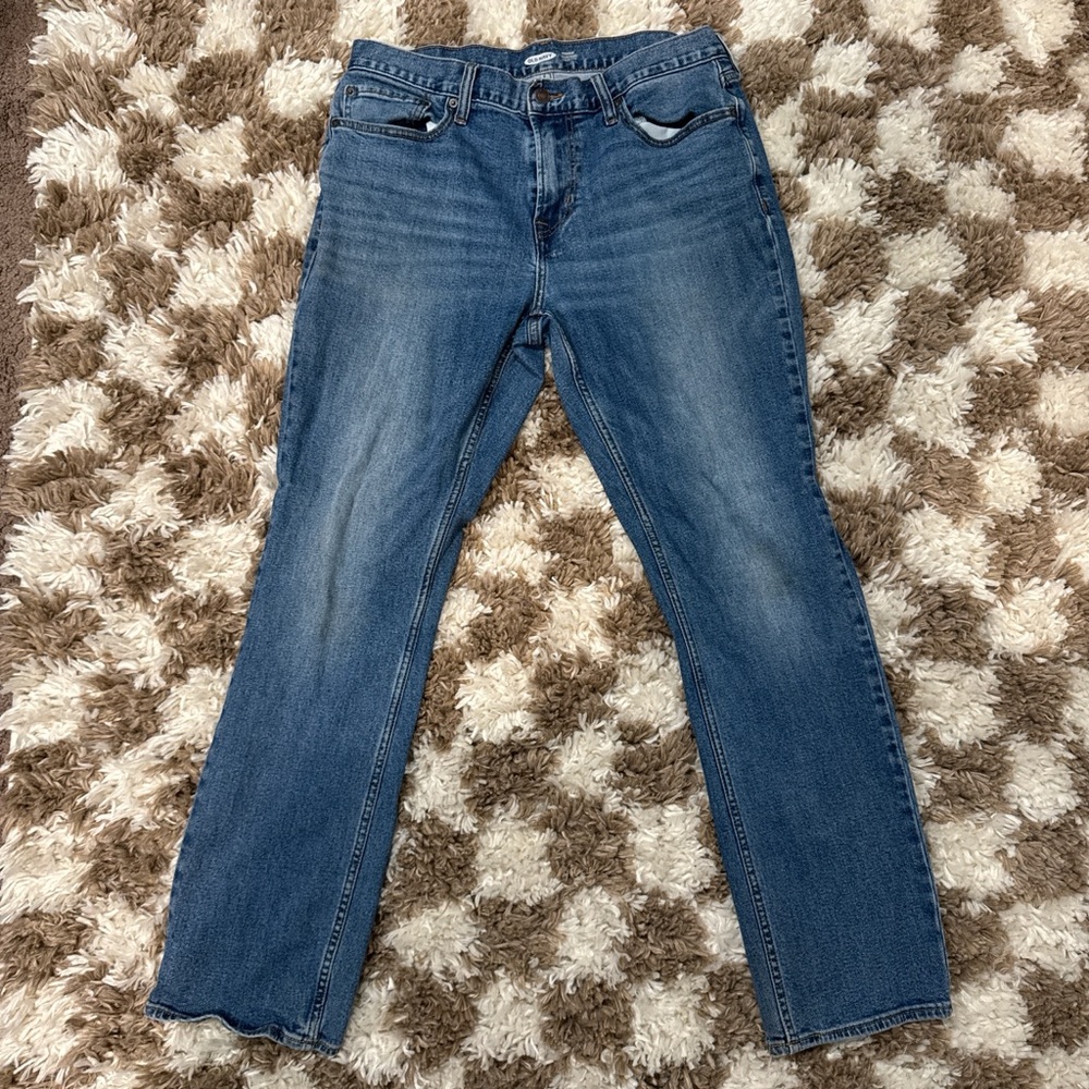 Old Navy Men's Classic Denim Straight Jeans